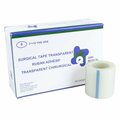 Qmd Medical Transparent Plastic Tape, 2 in. x 10 Yards, 6PK SUR2X10